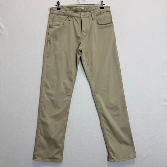 Mavi Jeans Zach Straight Leg Mens Khaki Pants Size 34/32 Cotton Blend - Picture 15 of 16